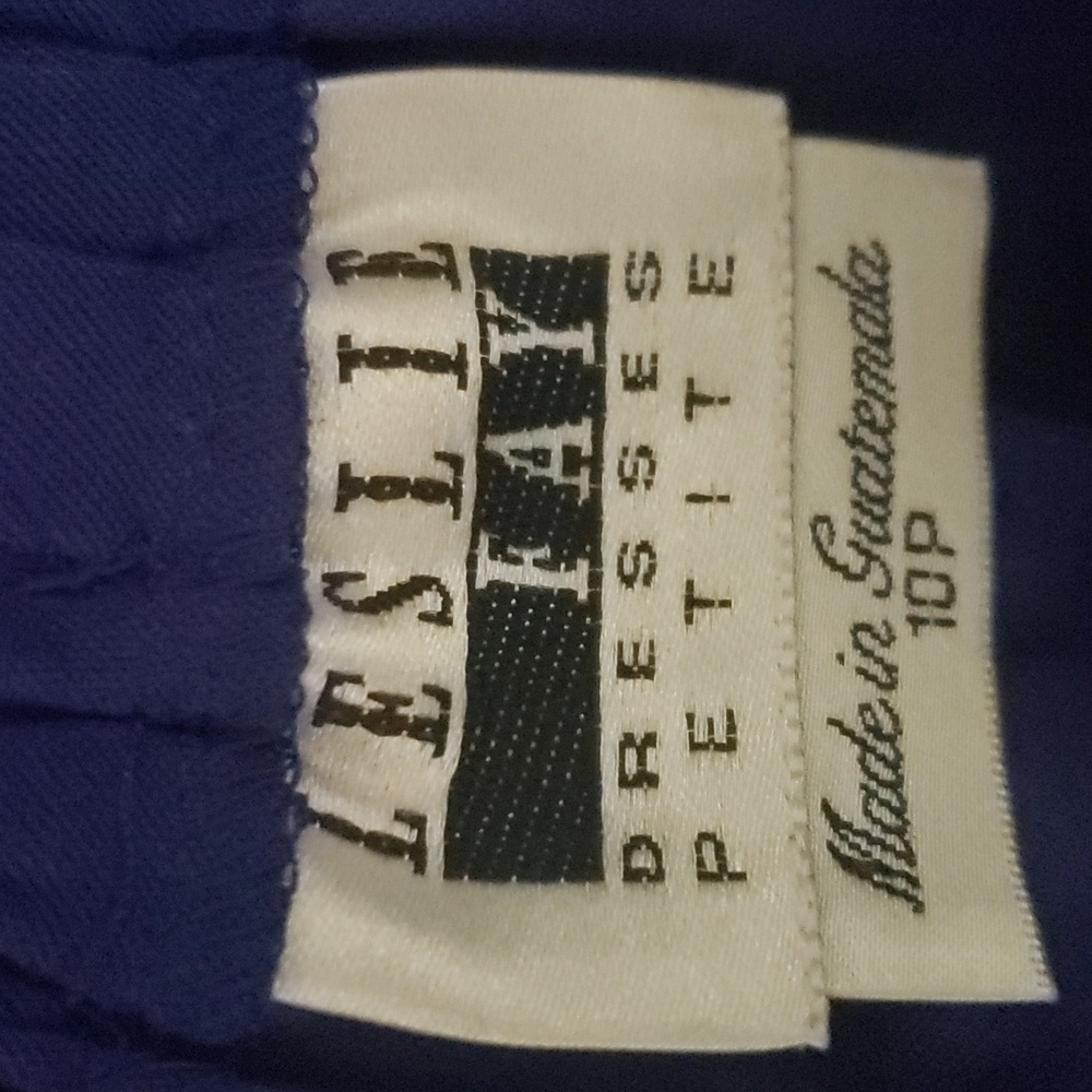 Vintage Leslie Fay Faux Suede Pencil Skirt - Picture 5 of 7